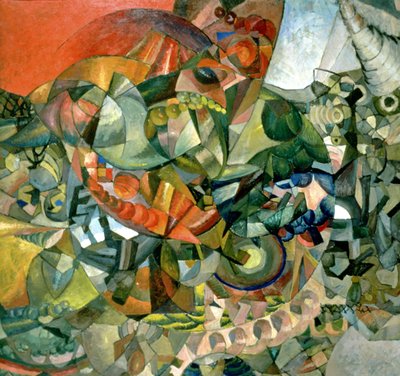 Allegoria della guerra patriottica del 1812, 1914 da Aristarkh Vasilievic Lentulov